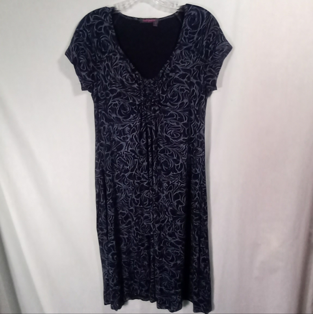 Fresh Produce Black Floral Emma Dress Size M